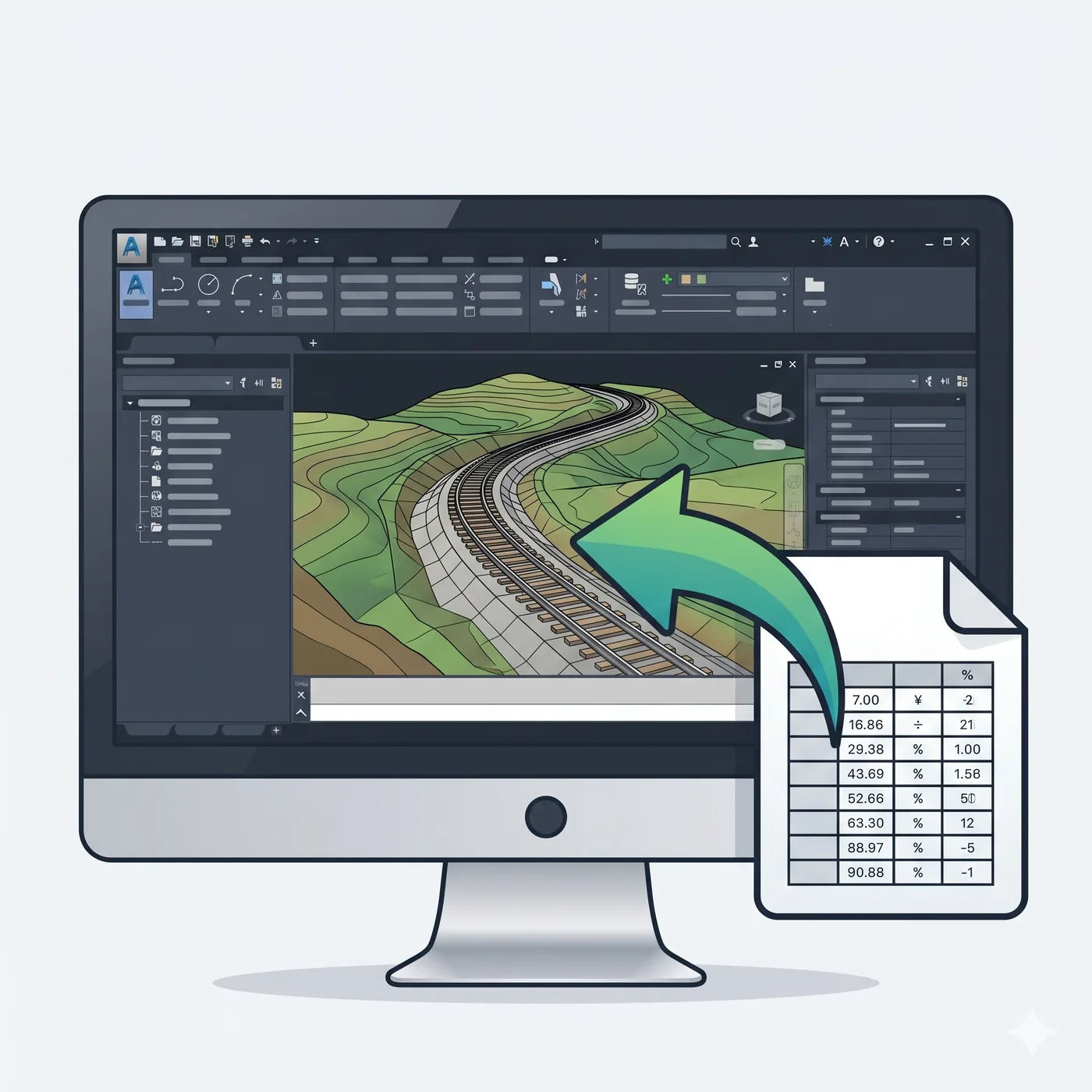 Civil3Dへのインポート